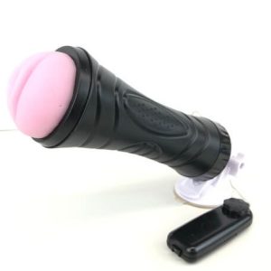 PUSSY TOY Soft Pink w Sucker Vibe